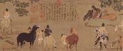 Zhao Mengfu DETAIL:Bathing Horses